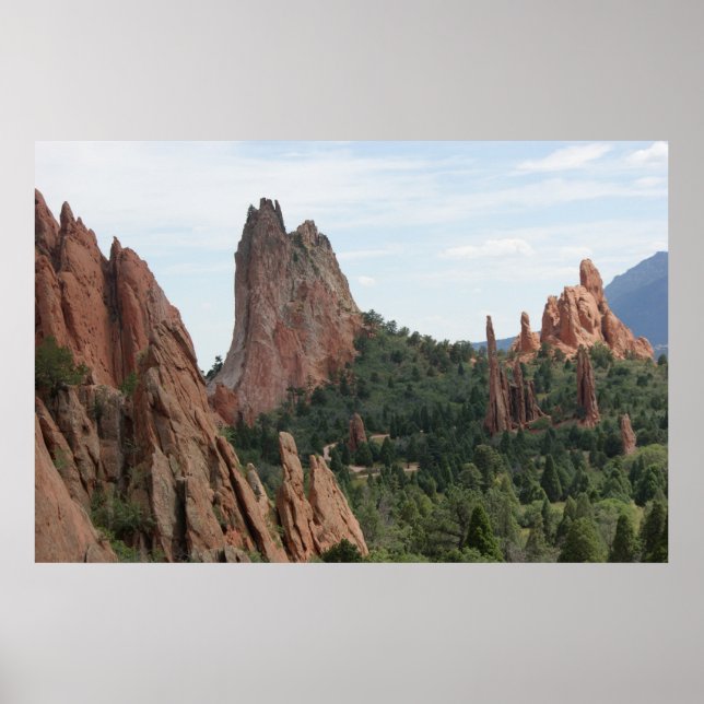 Garden of the gods Colorado Springs, Colorado Poster (Front)