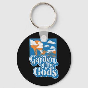 Garden Of The Gods Colorado Vintage 80s Climbing G Key Ring