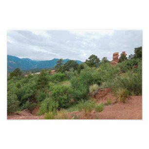 Garden of the Gods Mountains and Hills Photo Print