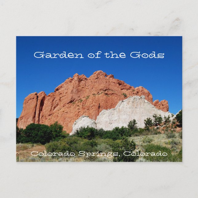 Garden of the Gods postcard (Front)