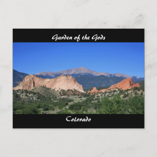 Garden of the Gods view ~ Colorado Postcard