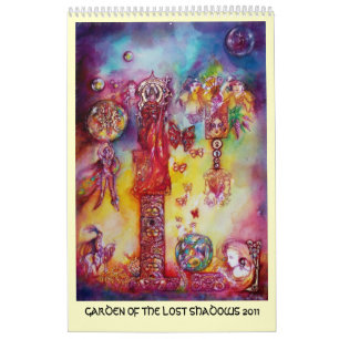 GARDEN OF THE LOST SHADOWS,2011 FAERY& BUTTERFLIES CALENDAR