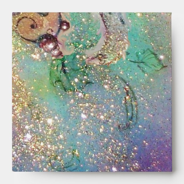 GARDEN OF THE LOST SHADOWS blue green purple Envelopes (Front)