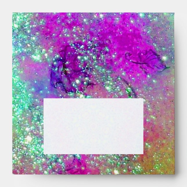 GARDEN OF THE LOST SHADOWS blue green purple Envelopes (Front)