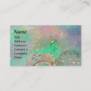 GARDEN OF THE LOST SHADOWS BUTTERFLY MONOGRAM BUSINESS CARD