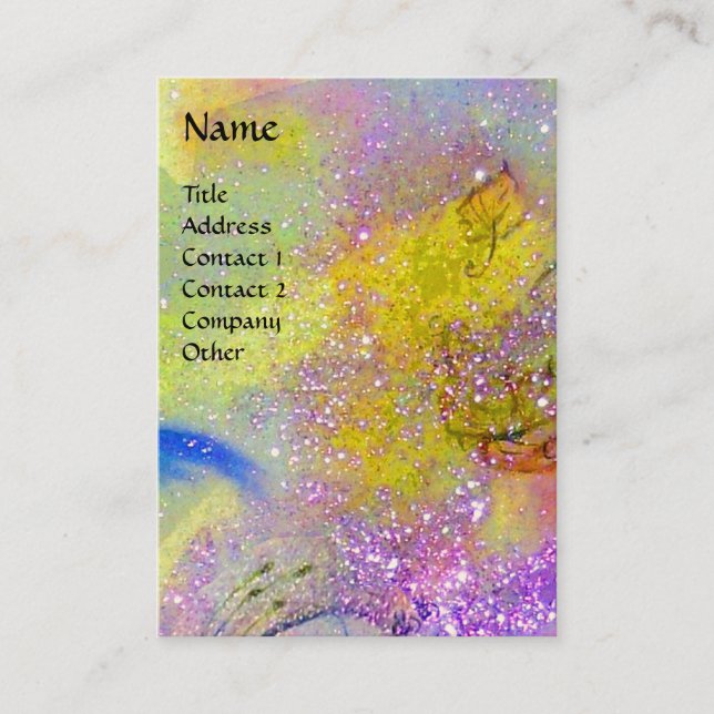 GARDEN OF THE LOST SHADOWS - BUTTERFLY PLANT BUSINESS CARD (Front)