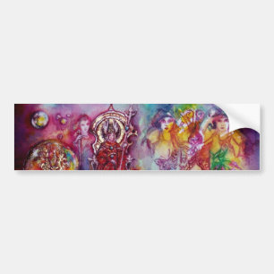 GARDEN OF THE LOST SHADOWS, FAERY AND BUTTERFLIES BUMPER STICKER