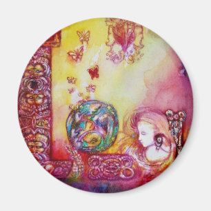 GARDEN OF THE LOST SHADOWS -FAERY AND BUTTERFLIES MAGNET