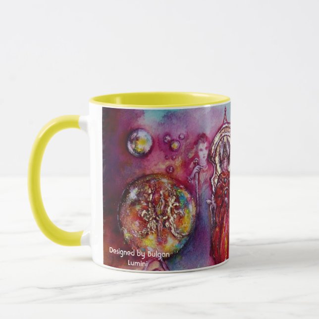 GARDEN OF THE LOST SHADOWS ,FAERY AND BUTTERFLIES MUG (Left)