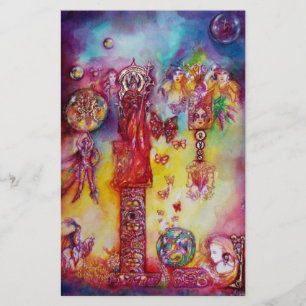 GARDEN OF THE LOST SHADOWS ,FAERY AND BUTTERFLIES STATIONERY