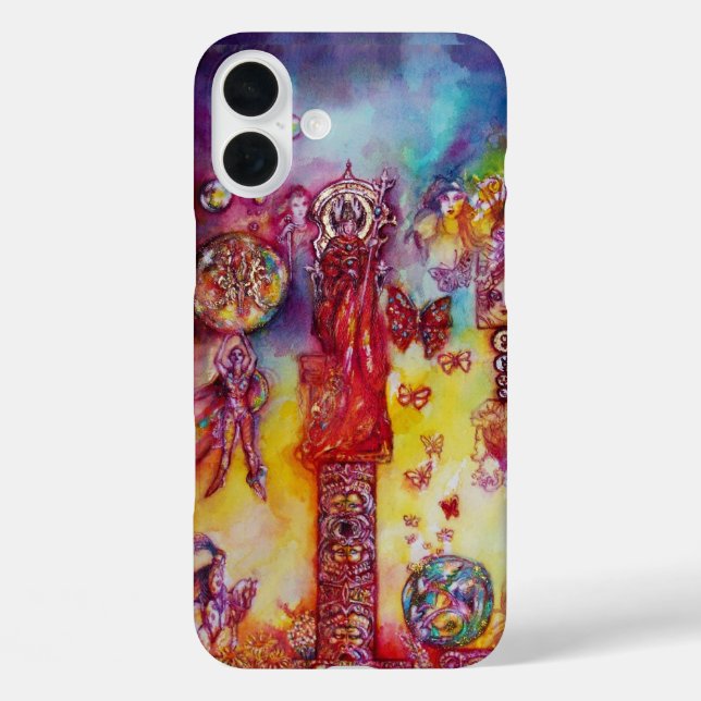 GARDEN OF THE LOST SHADOWS,FAIRIES AND BUTTERFLIES Case-Mate iPhone CASE (Back)