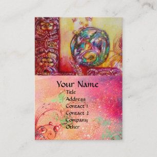 GARDEN OF THE LOST SHADOWS - FAIRY AND BUTTERFLIES BUSINESS CARD