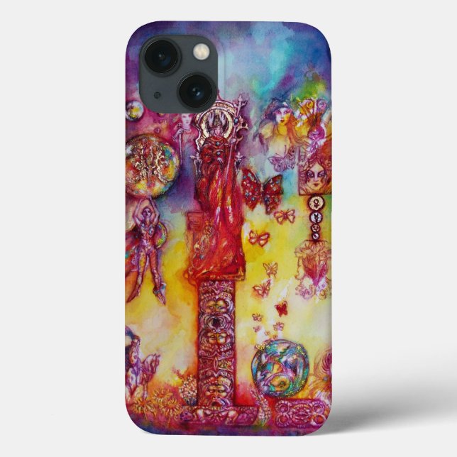 GARDEN OF THE LOST SHADOWS / FAIRY AND BUTTERFLIES Case-Mate iPhone CASE (Back)