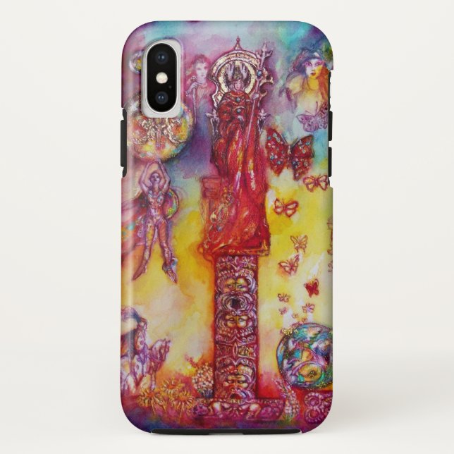 GARDEN OF THE LOST SHADOWS / FAIRY AND BUTTERFLIES Case-Mate iPhone CASE (Back)