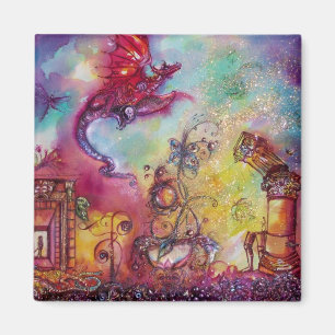 GARDEN OF THE LOST SHADOWS / FLYING RED DRAGON MAGNET