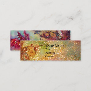 GARDEN OF THE LOST SHADOWS / FLYING RED DRAGON MINI BUSINESS CARD