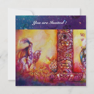 GARDEN OF THE LOST SHADOWS - KNIGHT AND HORSE INVITATION