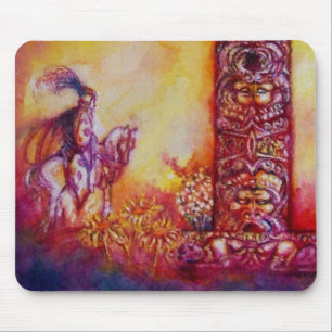 GARDEN OF THE LOST SHADOWS - KNIGT AND HORSE MOUSE PAD