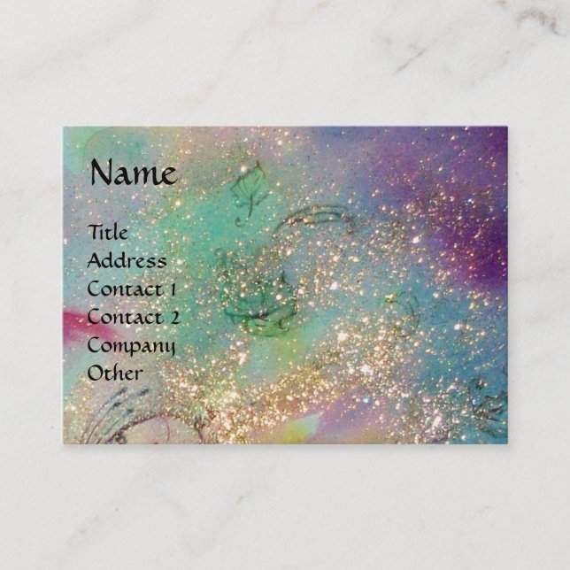 GARDEN OF THE LOST SHADOWS -MAGIC BUTTERFLY PLANT BUSINESS CARD (Front)