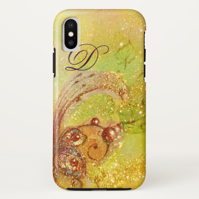 GARDEN OF THE LOST SHADOWS -MAGIC BUTTERFLY PLANT Case-Mate iPhone CASE (Back)