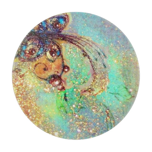 GARDEN OF THE LOST SHADOWS MAGIC BUTTERFLY PLANT  CUTTING BOARD (Front)