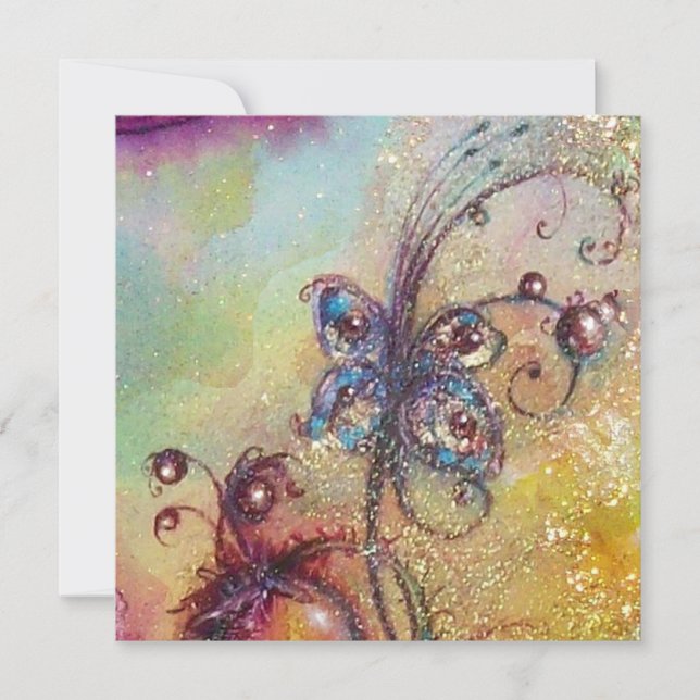 GARDEN OF THE LOST SHADOWS -MAGIC BUTTERFLY PLANT, INVITATION (Front)