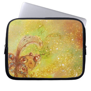 GARDEN OF THE LOST SHADOWS /MAGIC BUTTERFLY PLANT LAPTOP SLEEVE