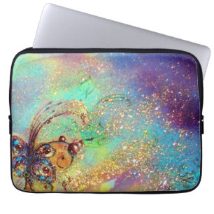 GARDEN OF THE LOST SHADOWS /MAGIC BUTTERFLY PLANT LAPTOP SLEEVE