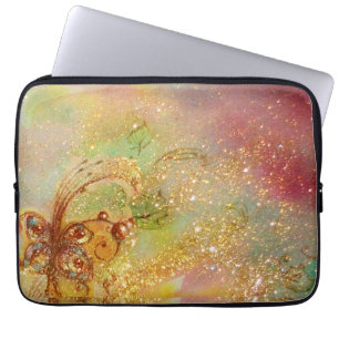 GARDEN OF THE LOST SHADOWS /MAGIC BUTTERFLY PLANT LAPTOP SLEEVE