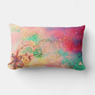 GARDEN OF THE LOST SHADOWS -MAGIC BUTTERFLY PLANT LUMBAR CUSHION