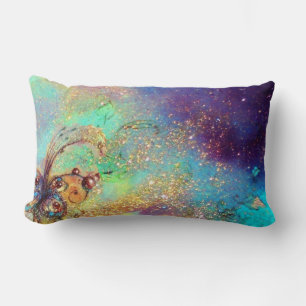 GARDEN OF THE LOST SHADOWS -MAGIC BUTTERFLY PLANT LUMBAR CUSHION