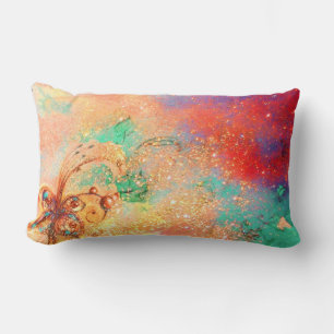 GARDEN OF THE LOST SHADOWS -MAGIC BUTTERFLY PLANT LUMBAR CUSHION