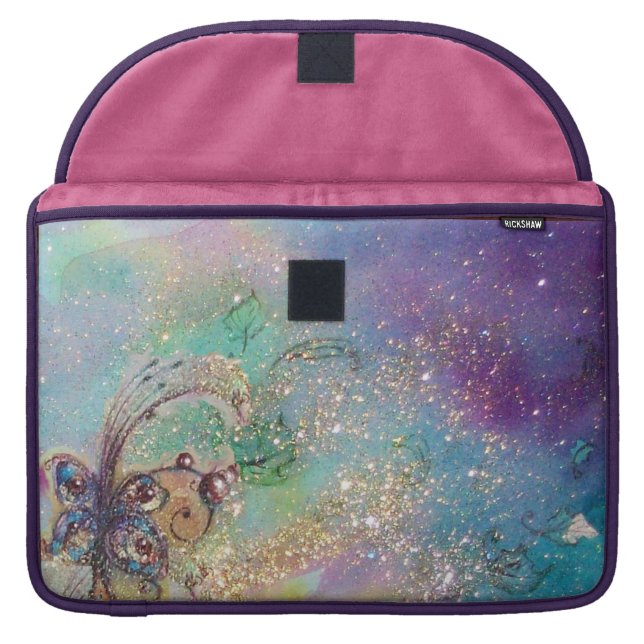 GARDEN OF THE LOST SHADOWS -MAGIC BUTTERFLY PLANT SLEEVE FOR MacBook PRO (Front)