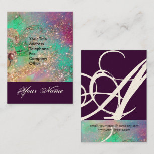 GARDEN OF THE LOST SHADOWS MONOGRAM 1 BUSINESS CARD