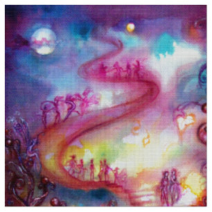 GARDEN OF THE LOST SHADOWS / MYSTIC STAIRS FABRIC