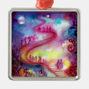 GARDEN OF THE LOST SHADOWS- MYSTIC STAIRS METAL ORNAMENT