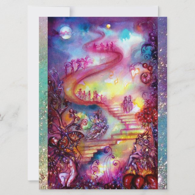 GARDEN OF THE LOST SHADOWS,MYSTIC STAIRS Tea lBlue (Front)