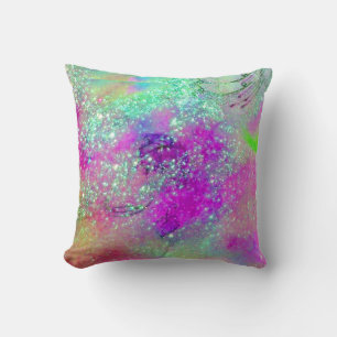 GARDEN OF THE LOST SHADOWS -pink purple violet Cushion