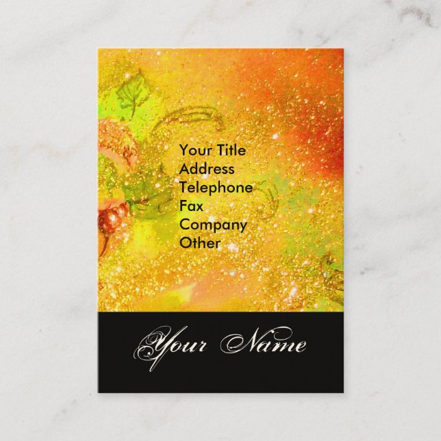 GARDEN OF THE LOST SHADOWS STAR DUST MONOGRAM 1 BUSINESS CARD (Front)