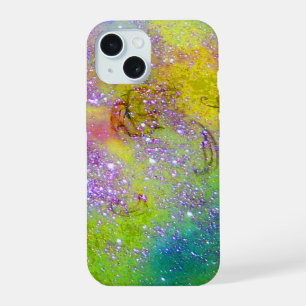GARDEN OF THE LOST SHADOWS - violet,yellow,green iPhone 15 Case