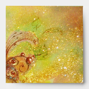 GARDEN OF THE LOST SHADOWS yellow red brown green Envelope