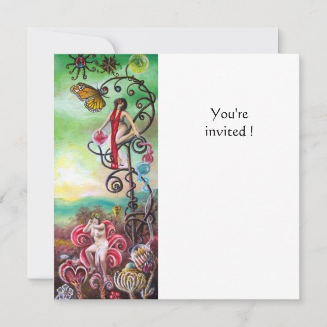 GARDEN OF THE MELISSA INVITATION (Front)