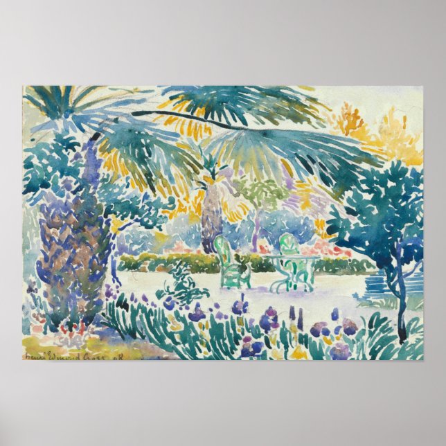 Garden of the Painter at Saint Clair Poster (Front)