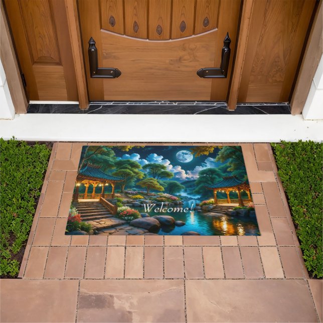Garden of the Quiet Night Doormat (Outdoor)