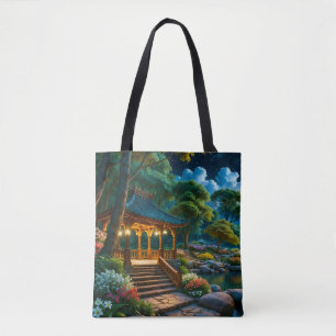 Garden of the Quiet Night Tote Bag