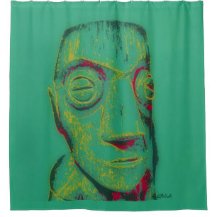 Garden of the Sleeping Giant Shower Curtain