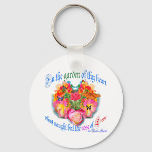 Garden of thy heart key chain