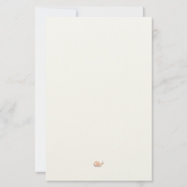 Garden of tiny Creatures Stationery (Back)