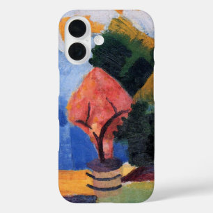 Garden on Lake Thun by August Macke, Vintage Art iPhone 16 Case