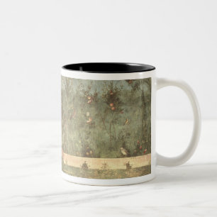 Garden Paintings from the  'Villa of Livia' Two-Tone Coffee Mug